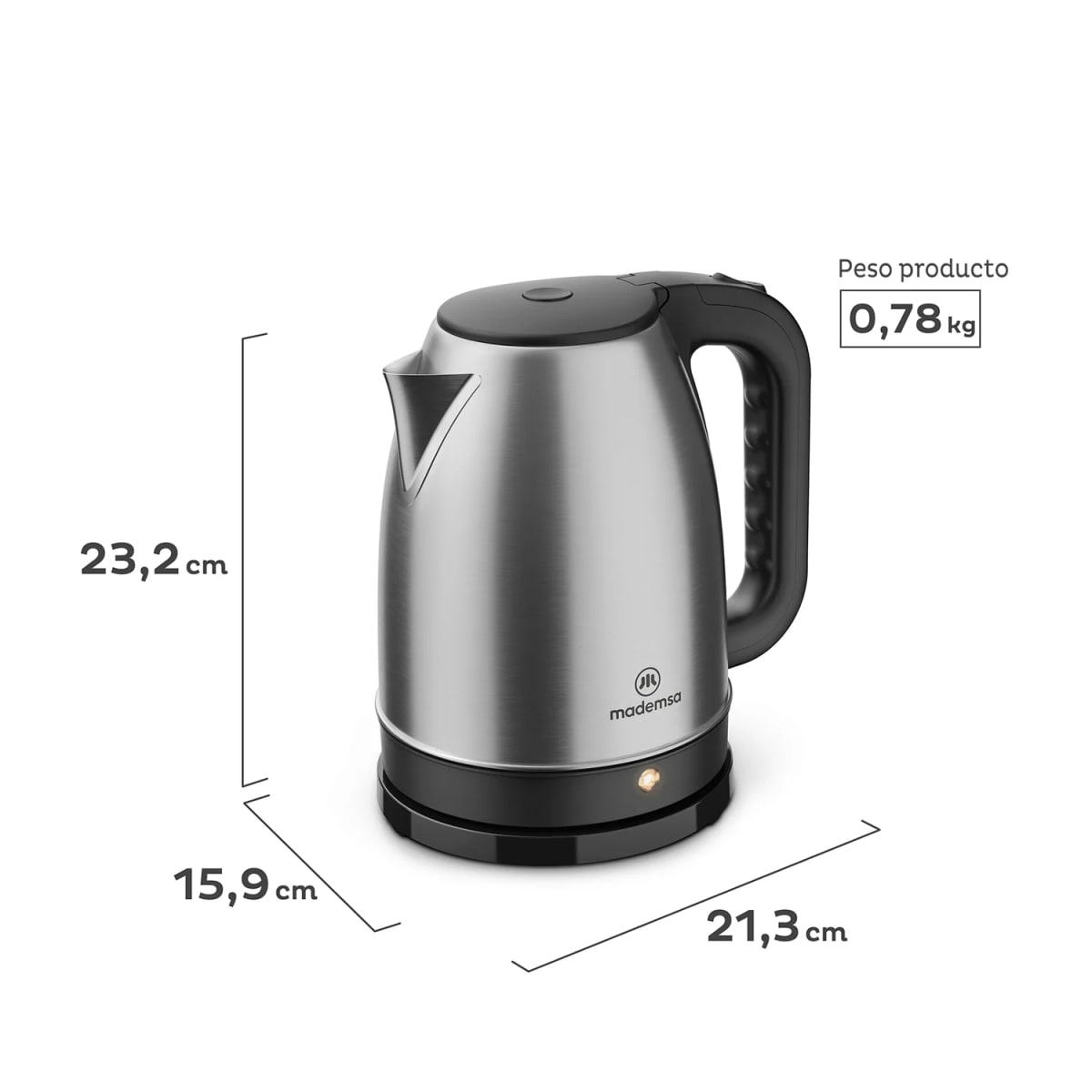 Hervidor Mademsa 1,8L MEK102