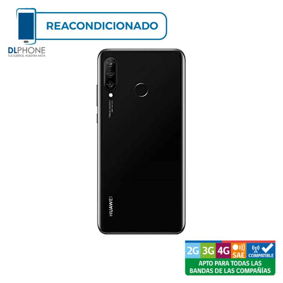 Celular Huawei P30 Lite 128GB Negro1
