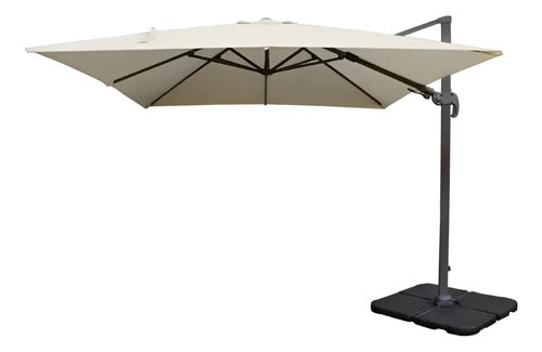 Quitasol Roma Spazzio Terraza, no posee la base de plástico - Color Crema4
