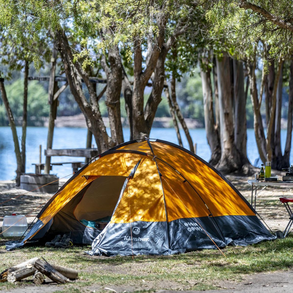 Carpa Camping Rupanco klimber4 Personas amarillo/gris6