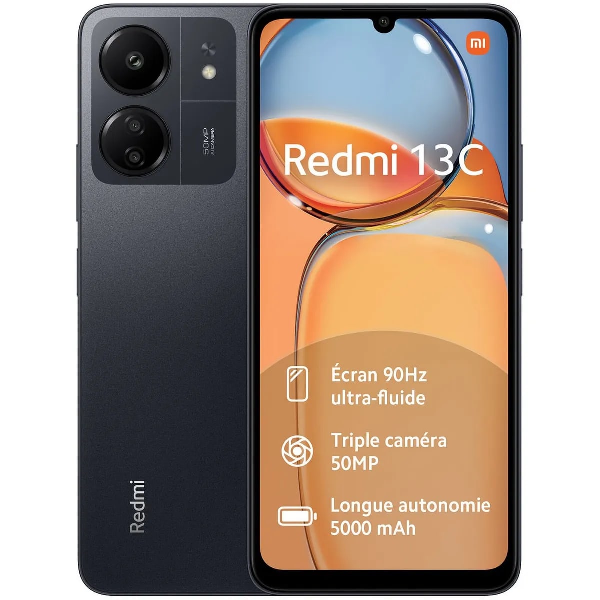Celular Xiaomi Redmi 13C, 256GB,Negro -Reacondicionado1