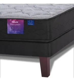 Cama Europea Negra Therapedic Plus Flex King Gris2