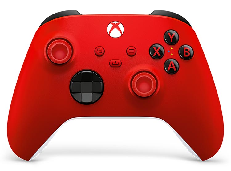 Control XBOX Microsoft Pulse  Rojo-Reacondicionado2