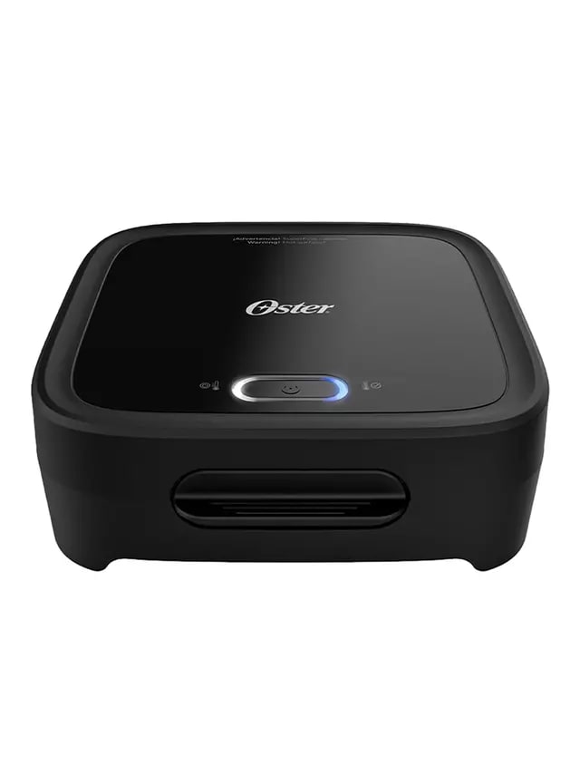 Sandwichera Compacta Oster  con Platos Hondos Negro1