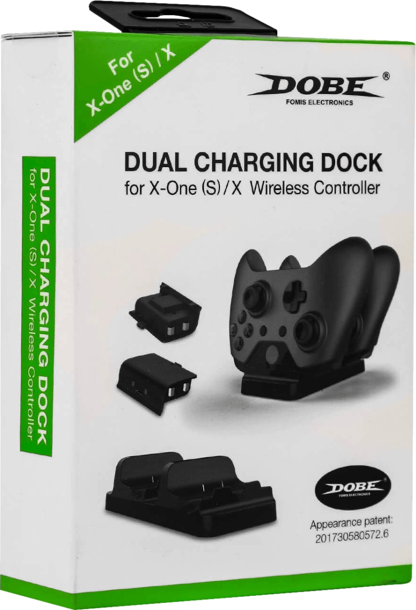 Base de carga y batería para mando doble Dobe - Negro1