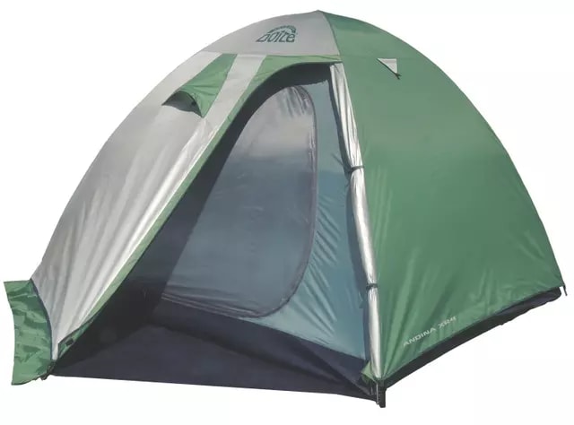 Carpa Doite 4 Personas Andina Domo verde con gris1