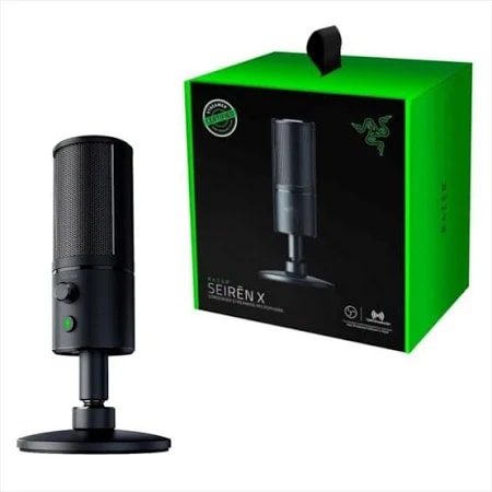 Microfono condensador USB  Razer  Seiren X-Negro3