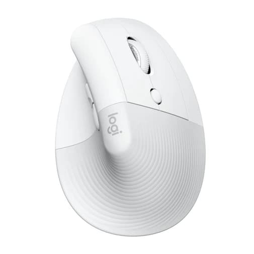 Mouse Ergonómico Vertical Logitech Lift Inalámbrico-Blanco2