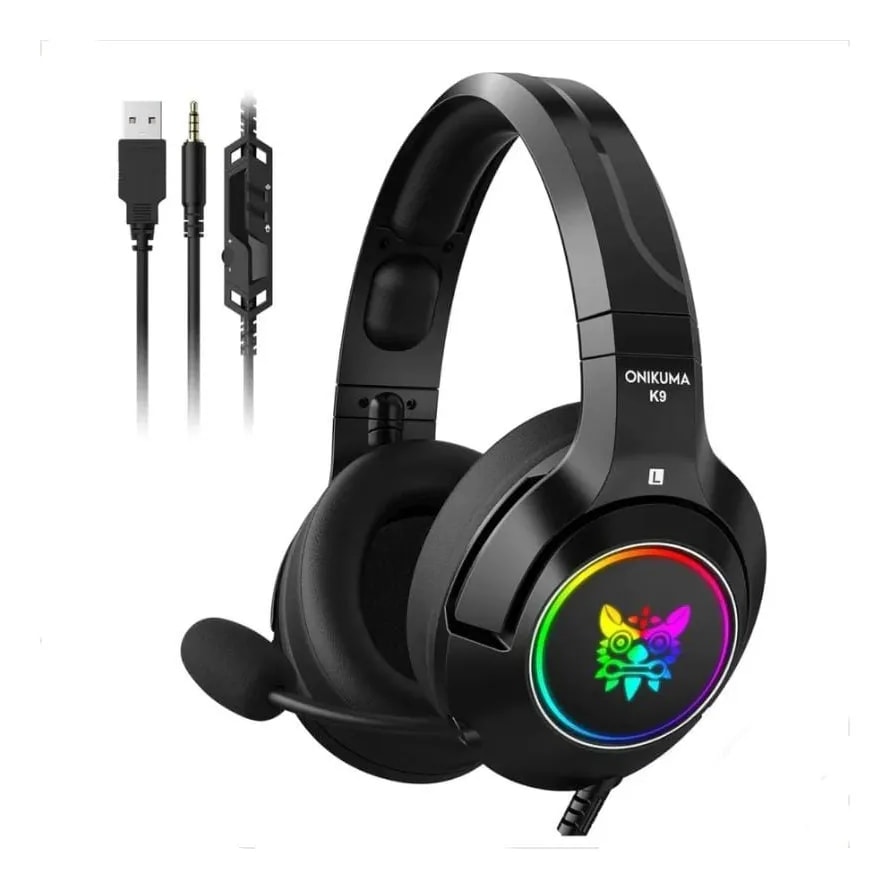 Auriculares para juegos ONIKUMA K9-Negro2