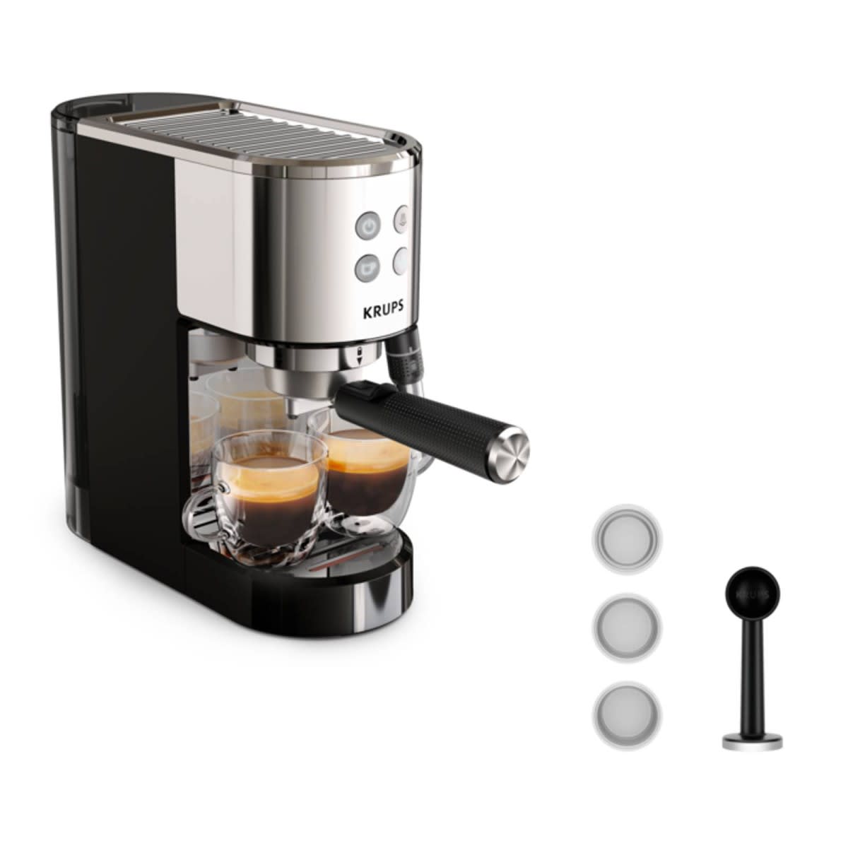 Cafetera Espresso Virtuoso Krups, caja desgastada.2