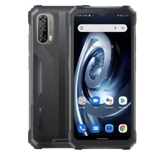 Celular Blackview BV7100, 128GB, Dual, pantalla con rayas, Negro-Reacondicionado1
