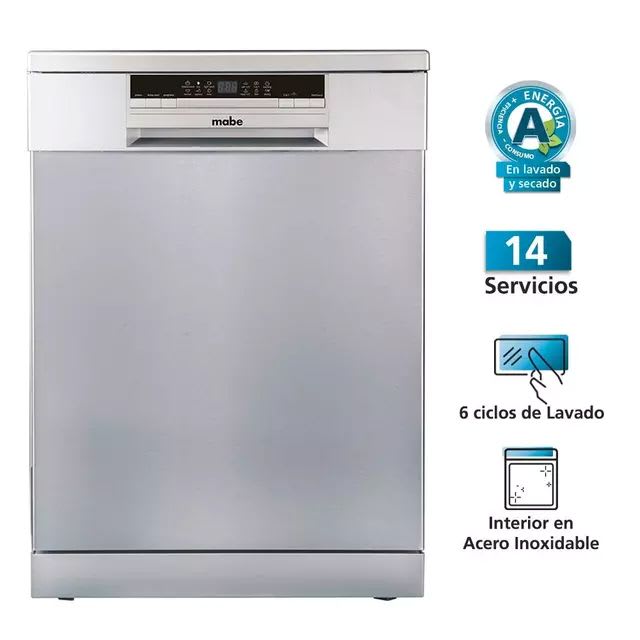 Lavavajiollas Mabe MLV14FSITSS 14 CUB4