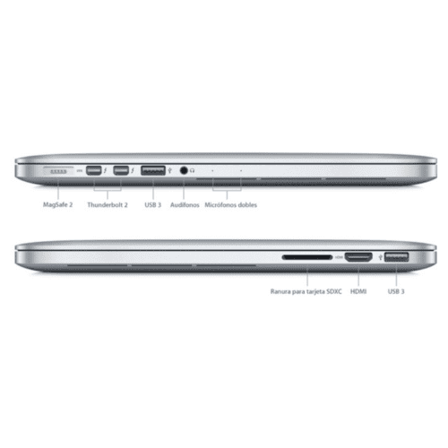 Notebook Macbook pro, Core i5 2.6 Ghz, 8 GB RAM, SSD 120 GB Modelo A15022