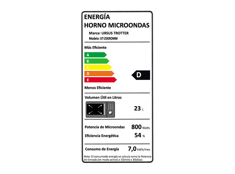 H.MICROONDAS UT-25KROMM7