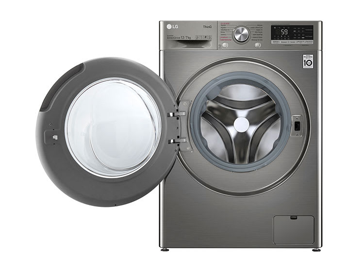 Lavadora y Secadora 12/7 Kg LG WD12VVC5S6C Color Plateado2