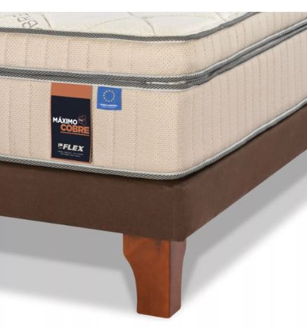 Colchón Flex Dual Sensity 1.5 Plazas Con Pillow4