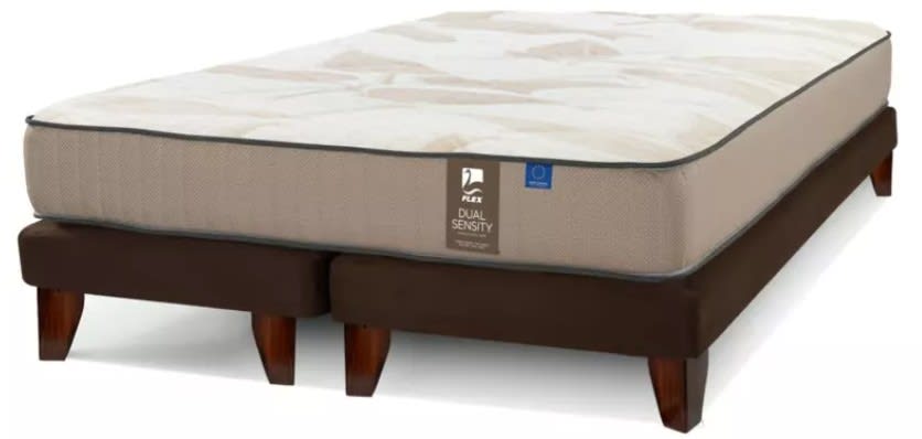 CAMA EUROPEA DUAL SENSITY FLEX 2 PLAZAS BASE DIVIDIDA BOX1
