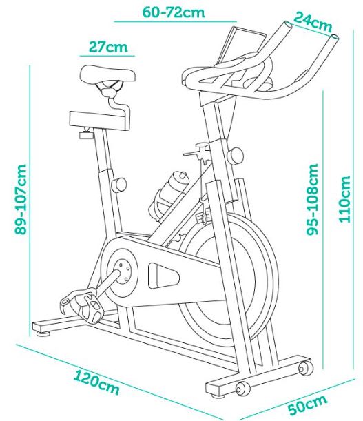 BICICLETA SPINNING ES7801 Stats Sports5