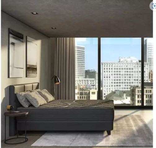 Cama Europea + Respaldo Flex Black 2 Plazas3