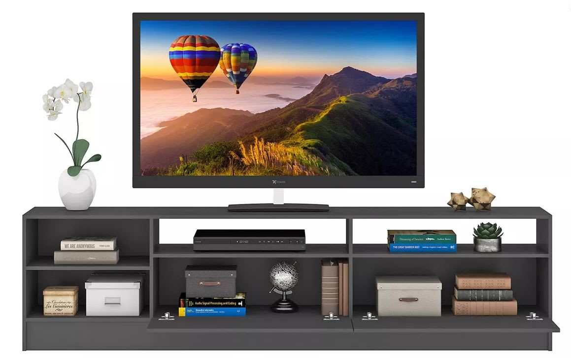 Rack Tv Moyan 75 2 Puertas Vekka Gris oscuro3