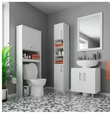 Combo Estante 2 Puertas + Vanitorio Cic6