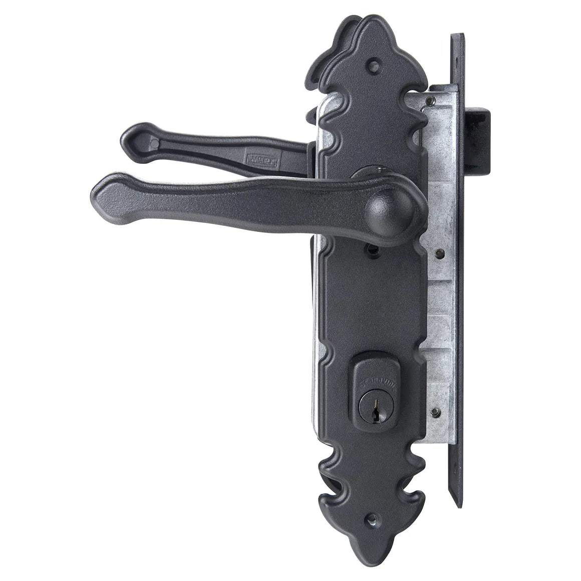 Cerradura de manilla Scavanini 1084-935L/L para interior negro1
