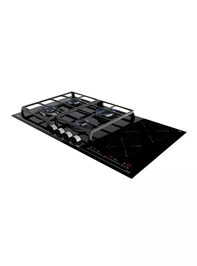 Encimera Teka Cristal Gas + Inducción 6 Quemadores JZ1
