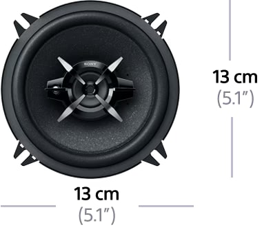 Parlantes de 3 vías de 13 cm SONY2