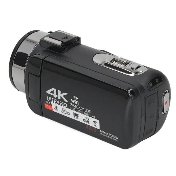 Video Camara 4K Ultra HD, 48MP, Zoom de 18X2