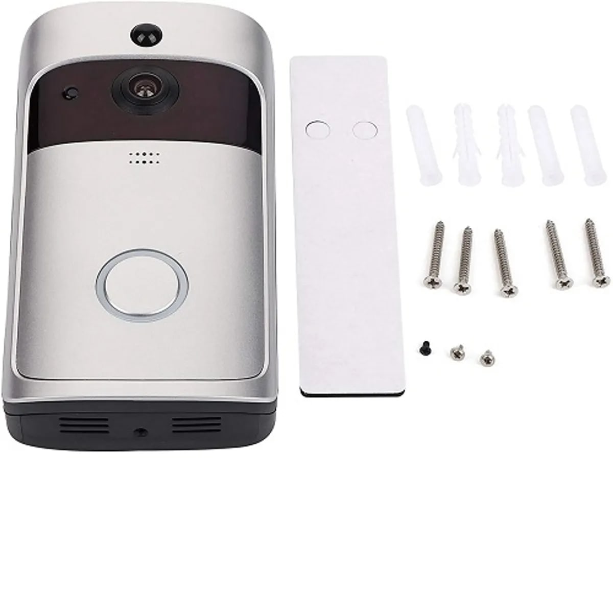 Timbre con videocámara y visión nocturna - Gris1