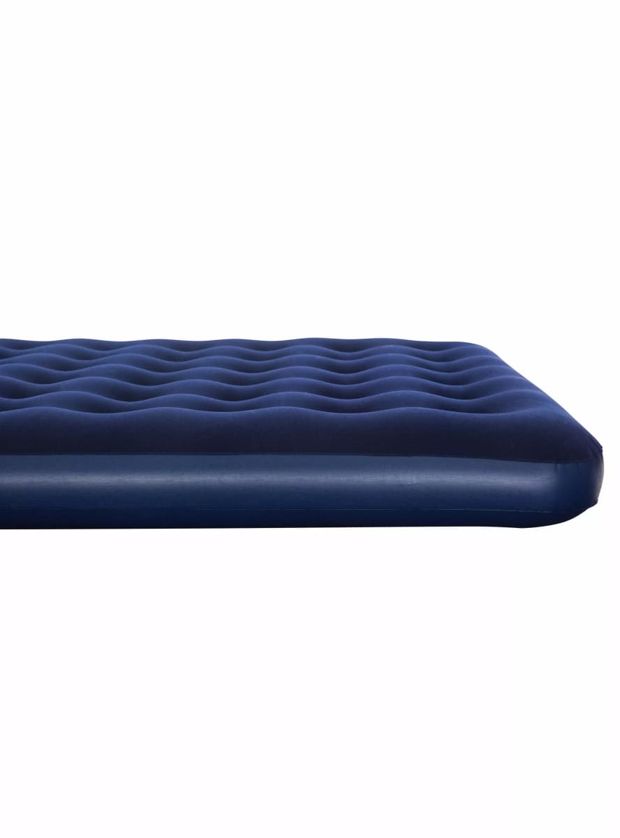 Colchón Inflable Alpes Queen con Bomba Manual Azul4