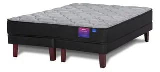 Cama Europea Negra Therapedic Plus Flex King Gris1