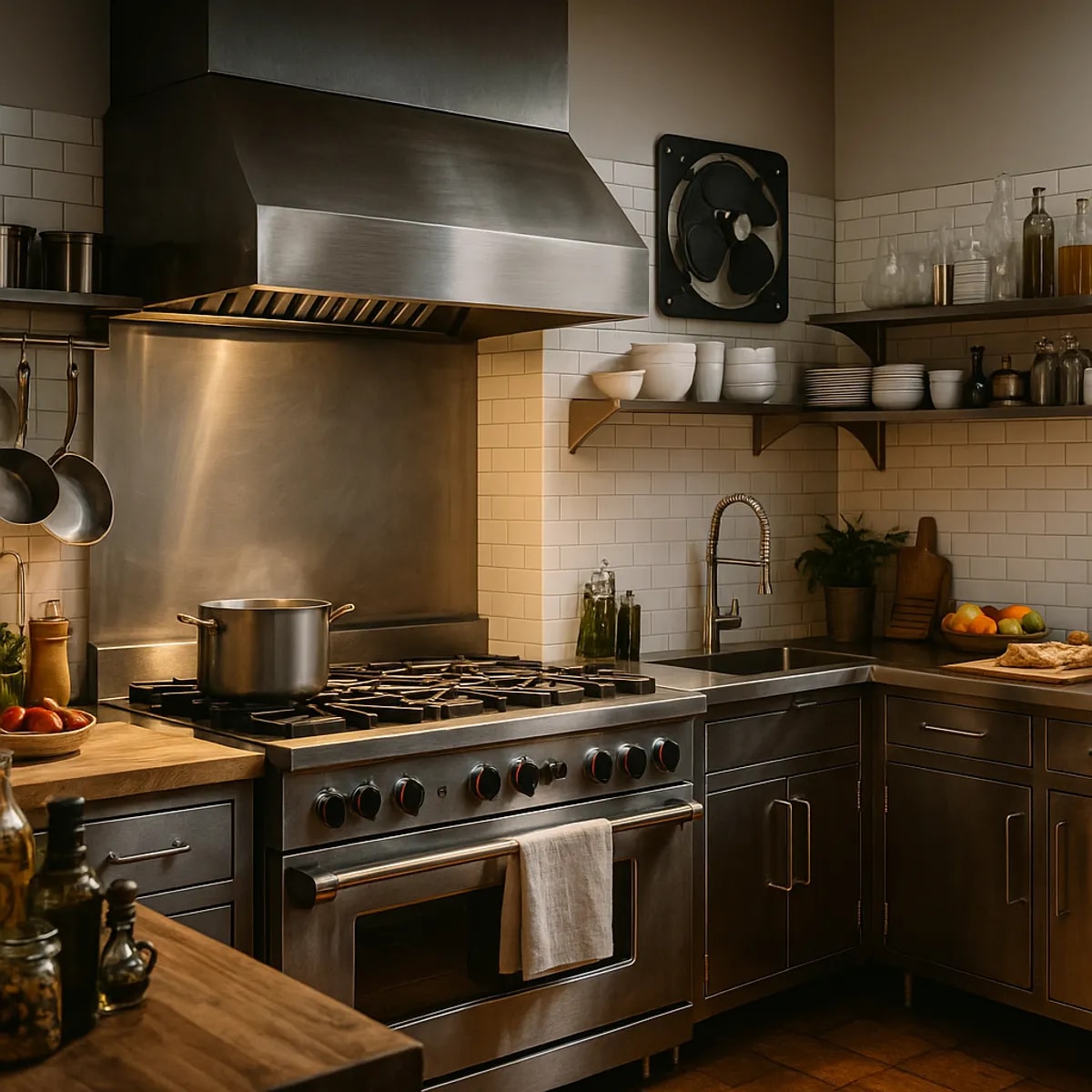 Extractor de Aire Industrial de Pared Volker D : 35 cm5