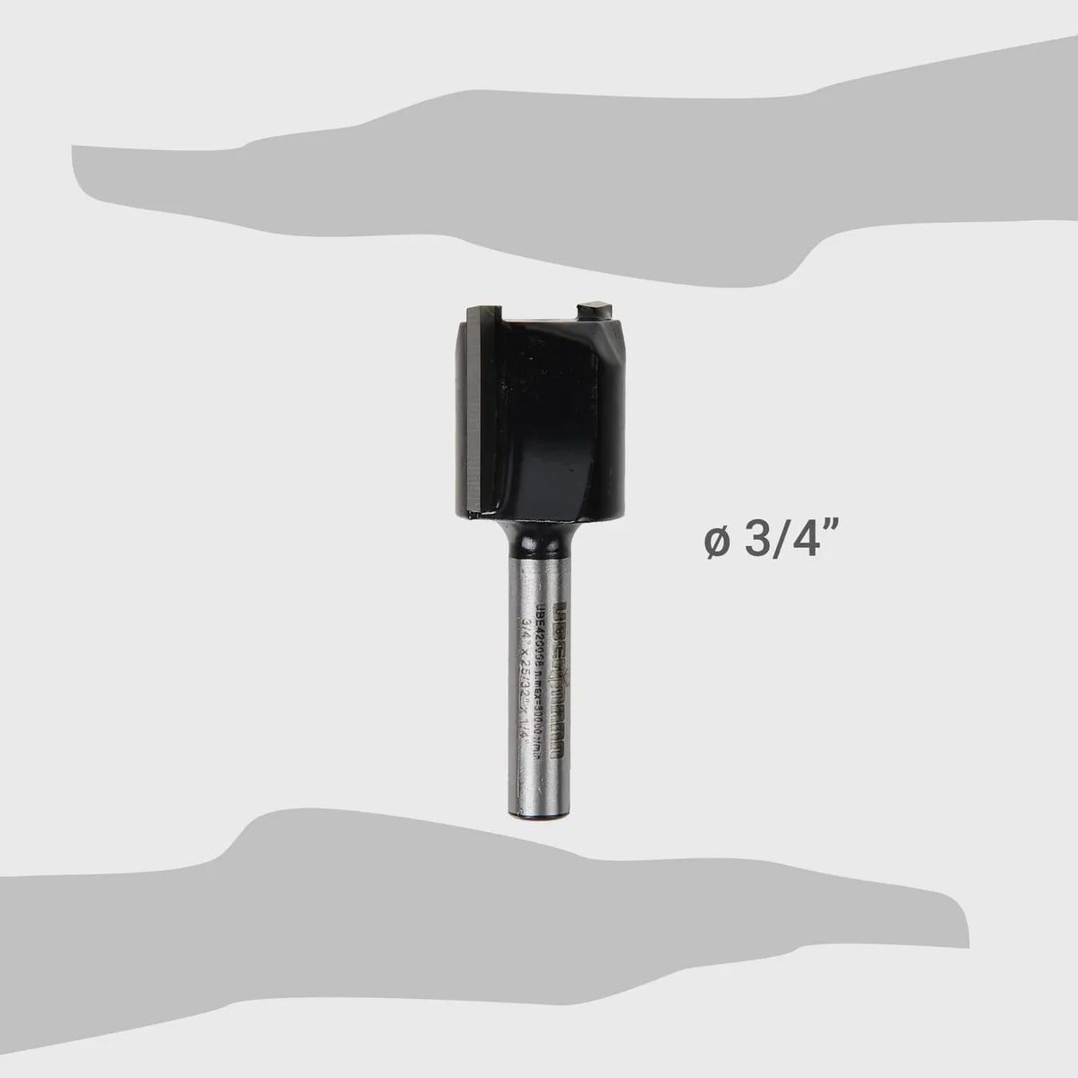 FRESA RECTA 3/4X25/32 UBER4