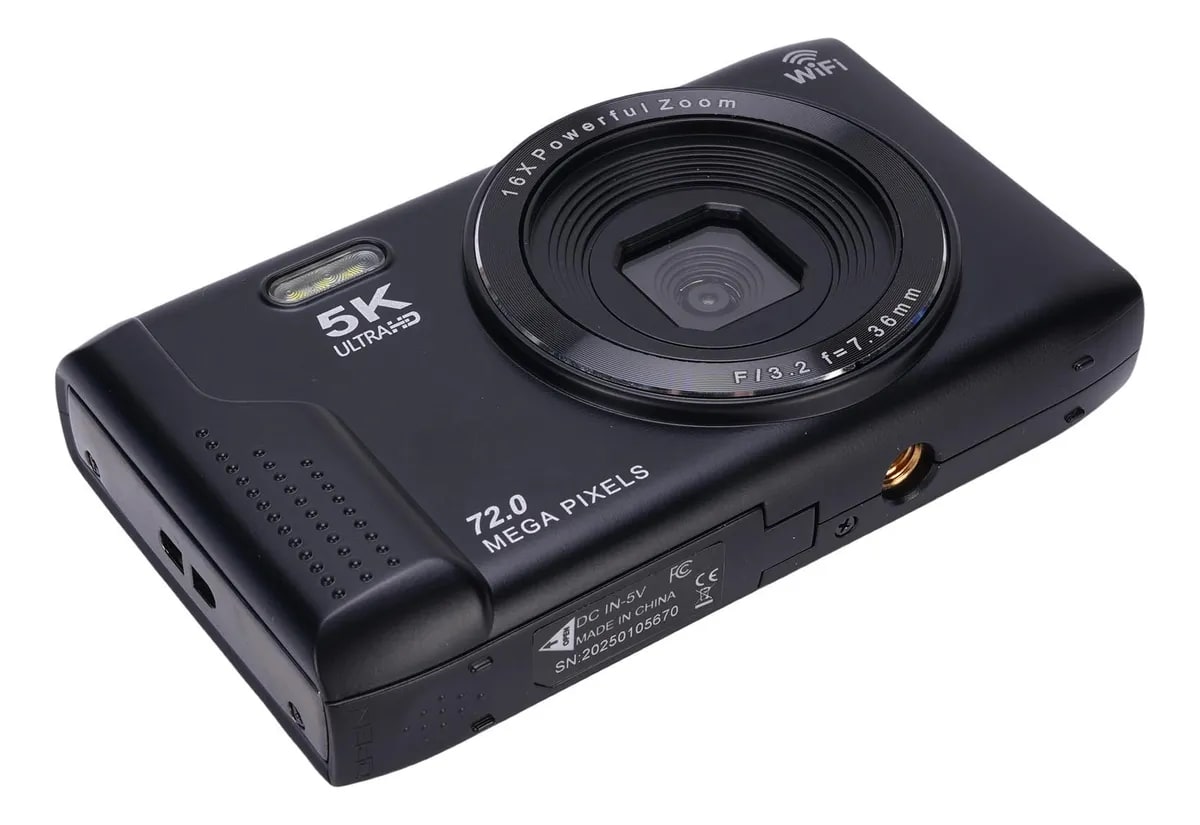Cámara Digital Uhd 5k 72mp 16x -Negro3