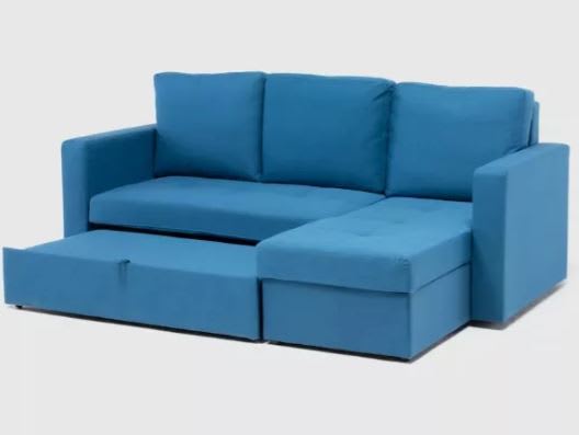 Sofá Futón Mica Alex 3 Cuerpos Azul2
