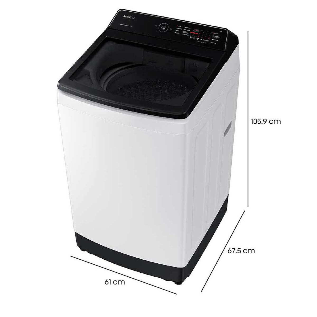 LAVADORA SUP SAMSUNG WA13CG5441BWZS, CON DAÑO2