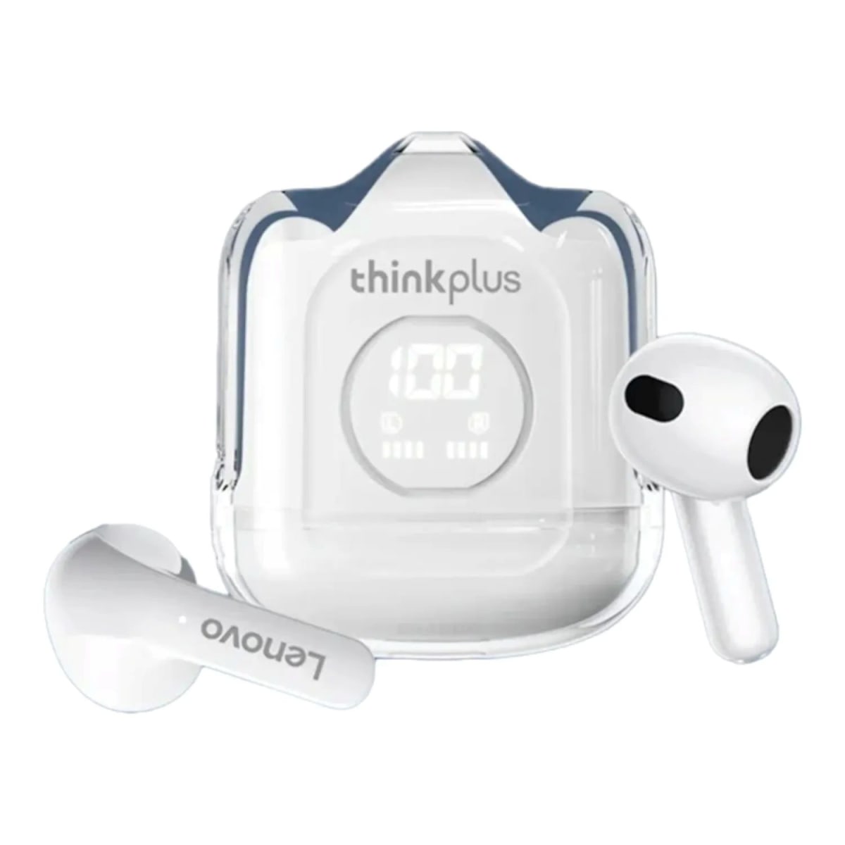 Audífonos Lenovo XT65 y Reloj Toumi Watch Fit 2 Rosado2