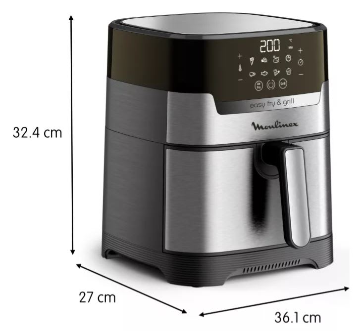 Freidora de Aire Easy Fry & Grill DIGIT INOX2