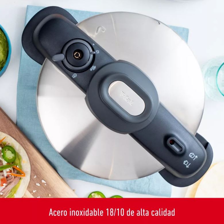 Olla a presión Tefal Compact 8L, caja con desgastes2