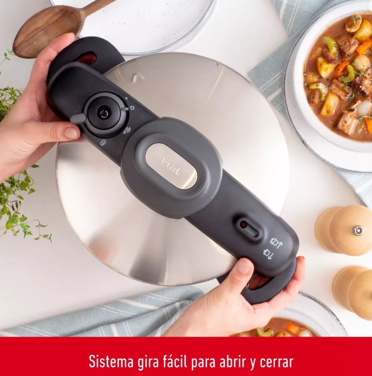 Olla a presión Tefal Compact 8L, caja con desgastes1
