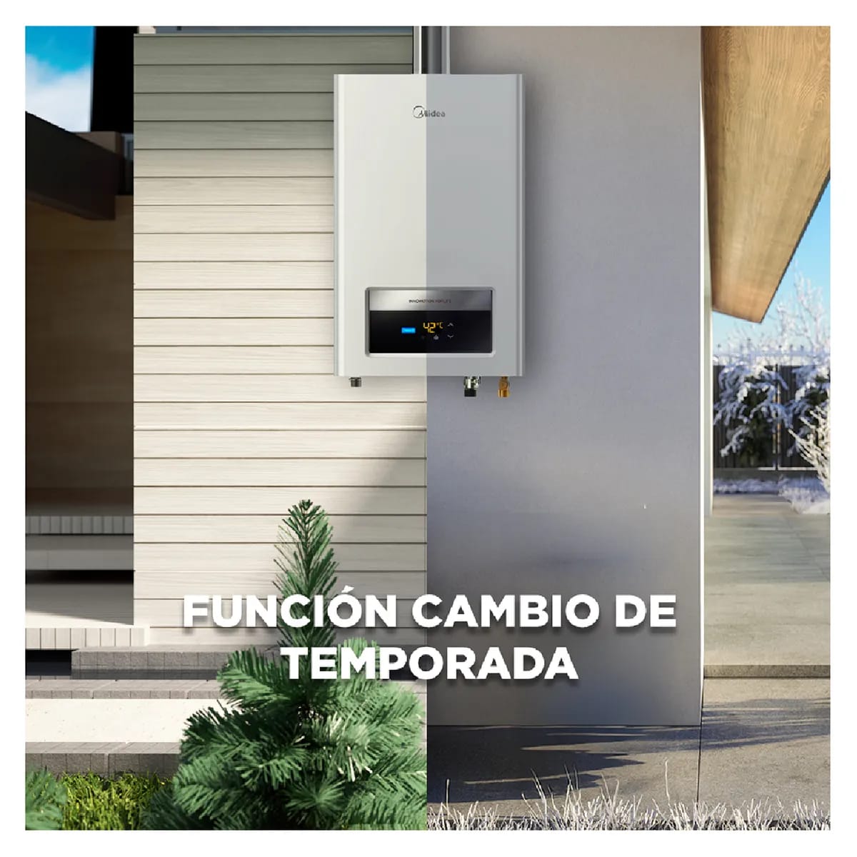 Calefón  Midea Gas Natural 10 Litros Tiro Forzado Ionizado3