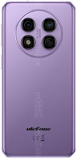 Celular Ulefone Note 15, 32GB, Dual,  leve detalle en la iluminación en la pantalla, Morado-Reacondicionado2
