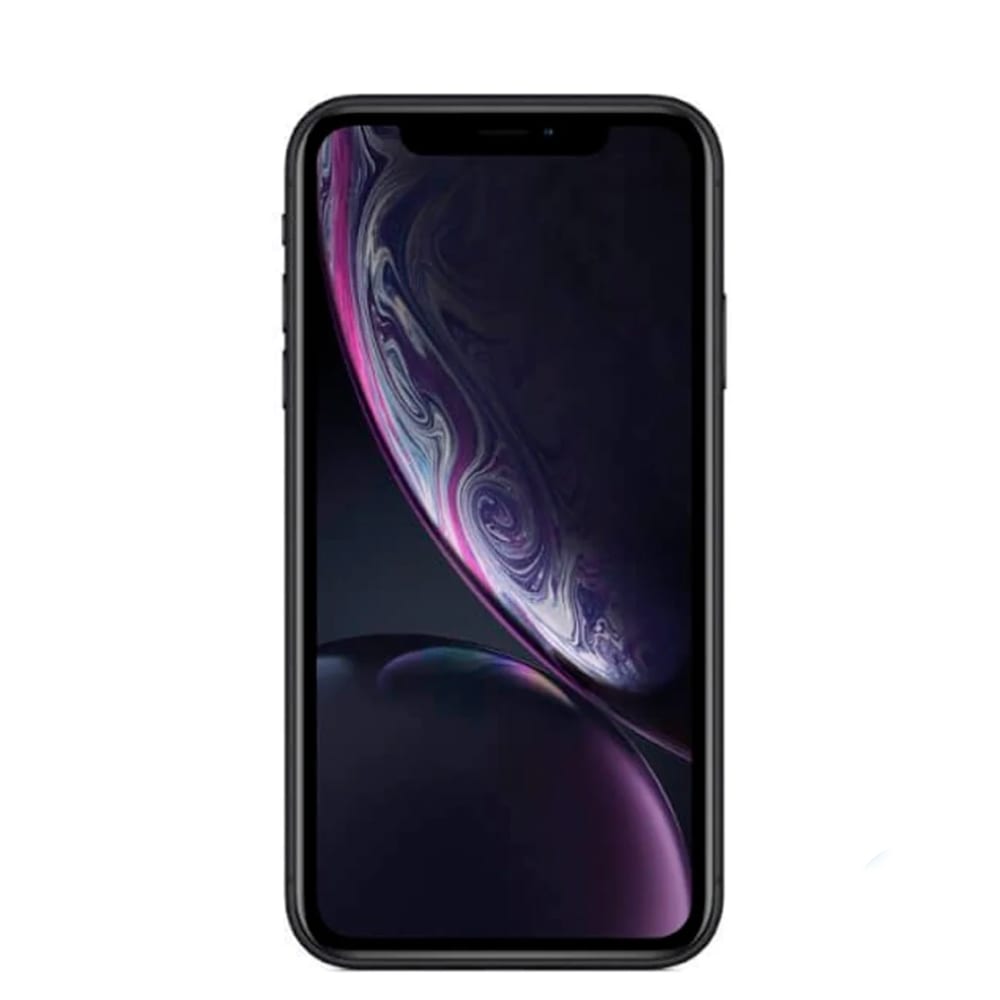 Celular Apple Iphone XR, 64GB, Dual, 4G, Pantalla con rayas leves, Negro-Reacondicionado1