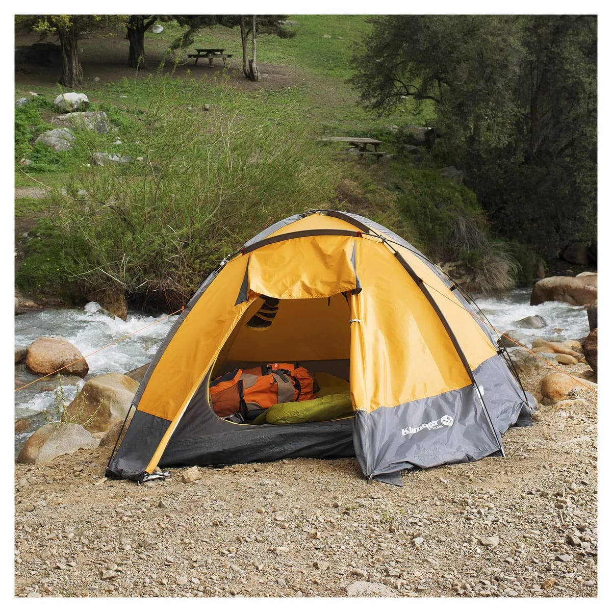 Carpa Camping Rupanco klimber4 Personas amarillo/gris5