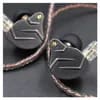 Audífonos kz zsn pro dual driver 1ba+1dd inear con microfono1