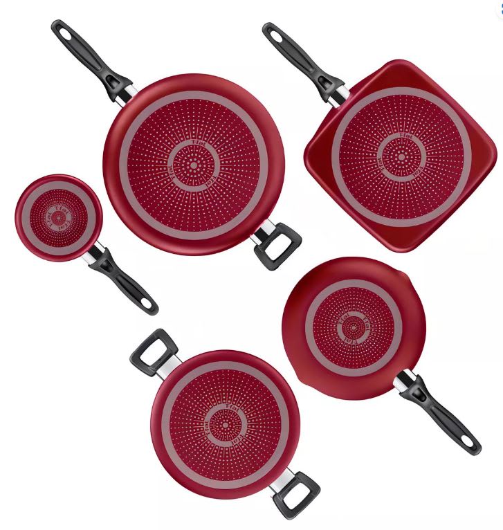 Batería Set 20 Piezas EASY CARE Rojo Tefal3