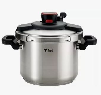 Olla A Presión T-fal Clipso en Acero Inoxidable P450071