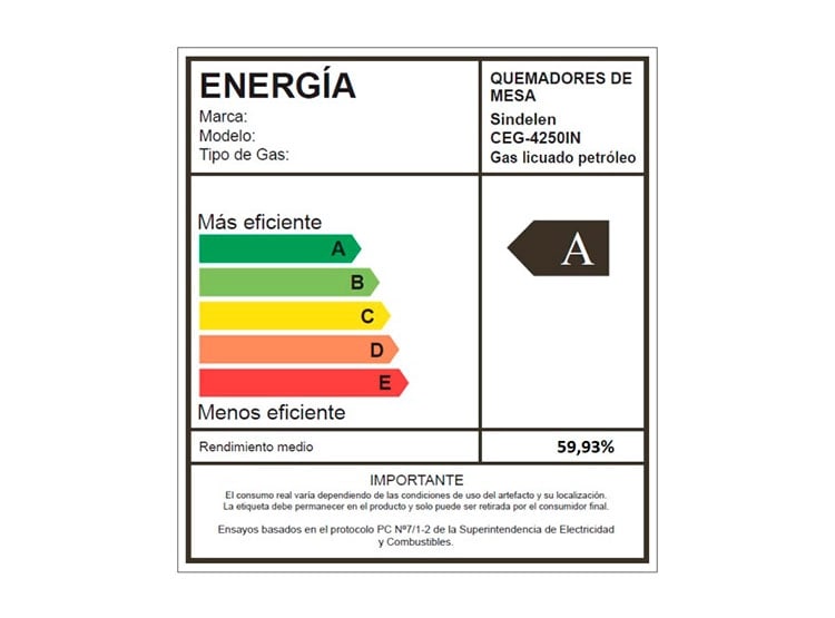 Encimera a gas Sindelen 2 platos CEG-4250IN5
