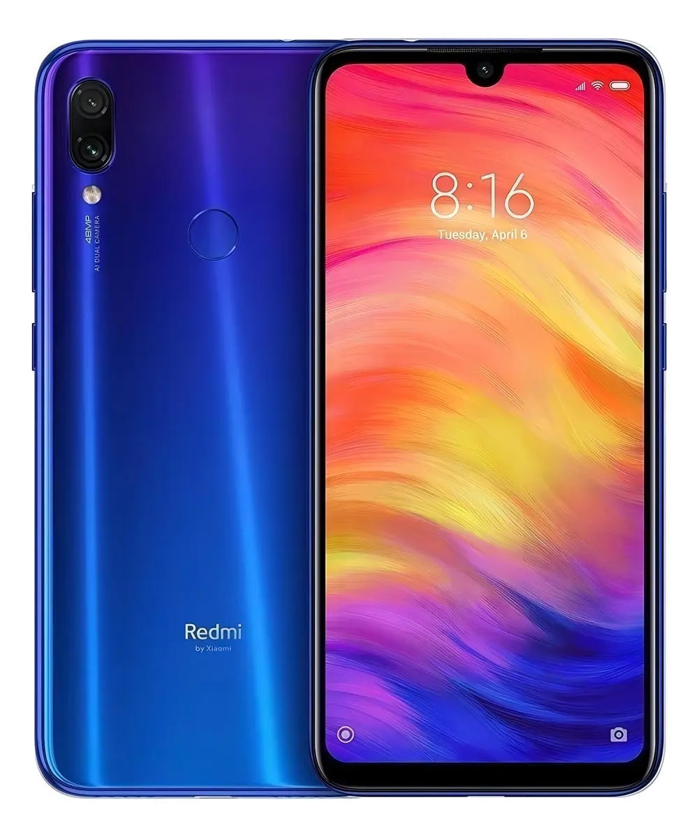 Celular Redmi Note7 Pro Dual Ram 6gb Rom 128gb Neptune Blue-Reacondicionado2